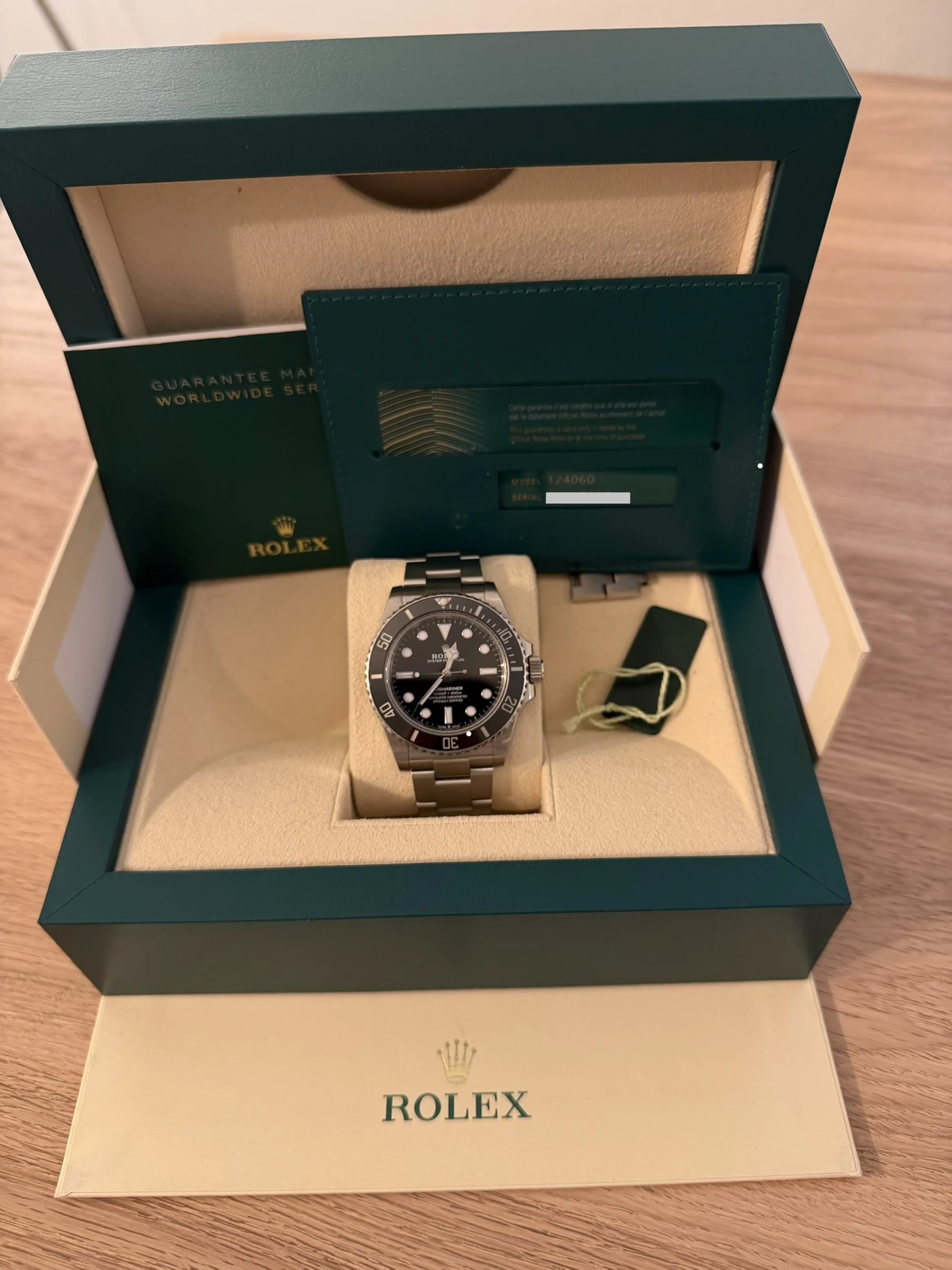 Rolex Submariner no date 124060