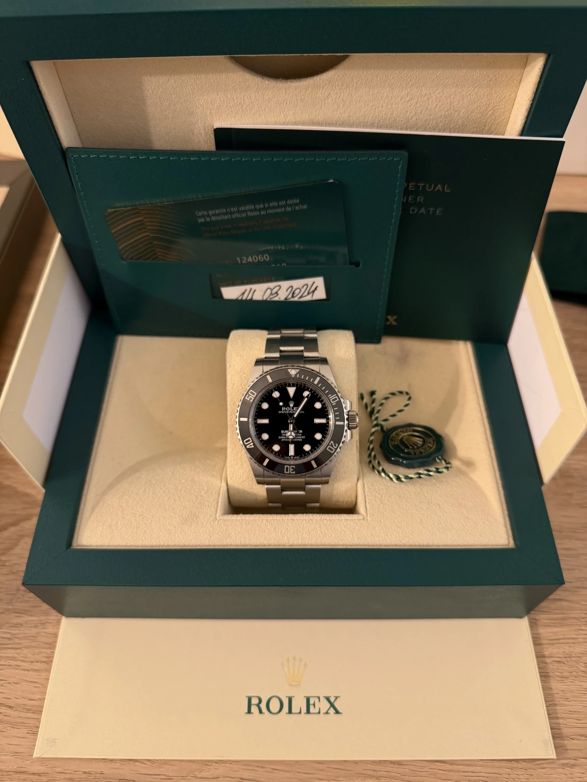Rolex Submariner no date 124060