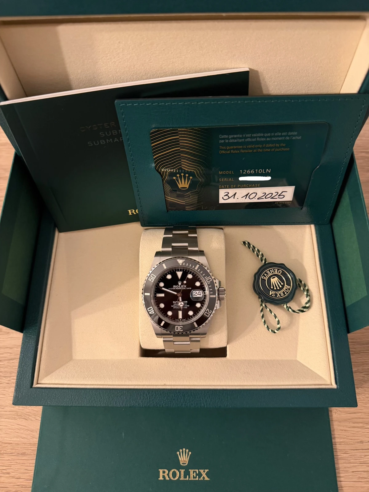 Rolex Submariner date 126610LN