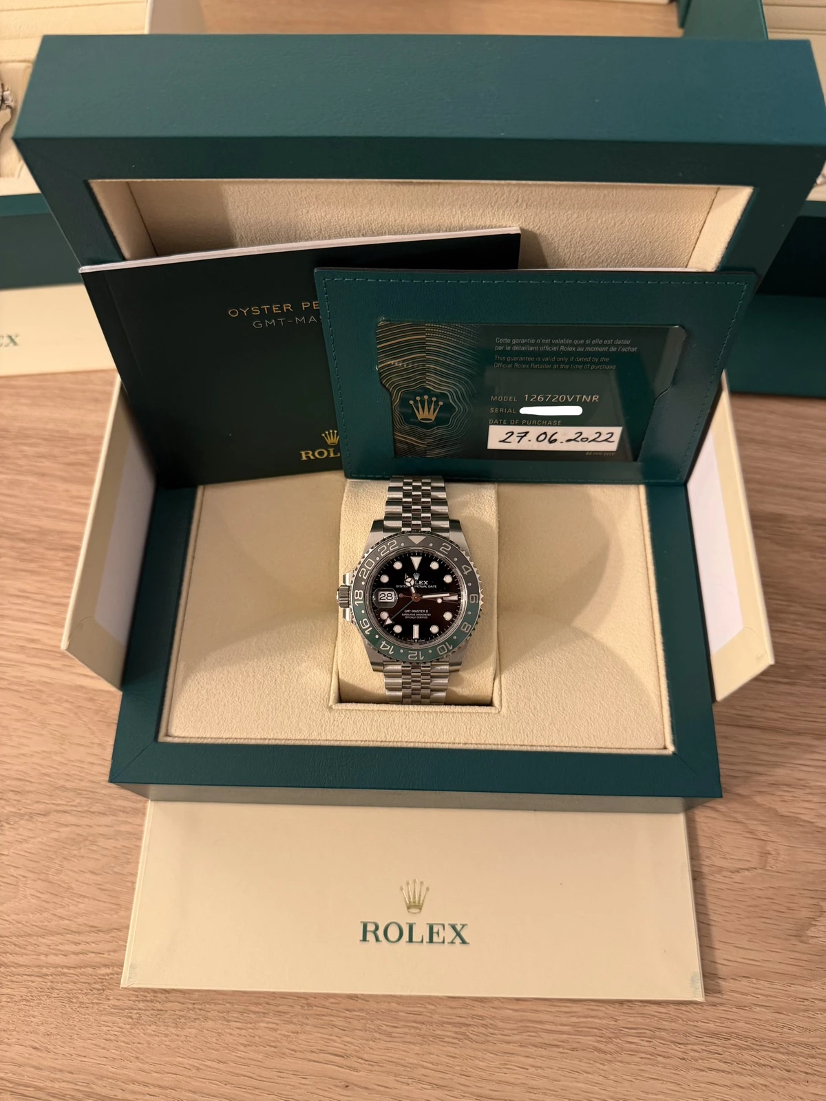 Rolex Gmt Master II 126720VTNR