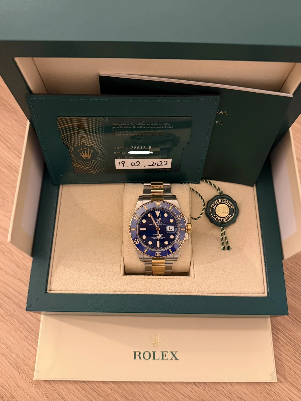 Rolex Submariner Date 126613LB