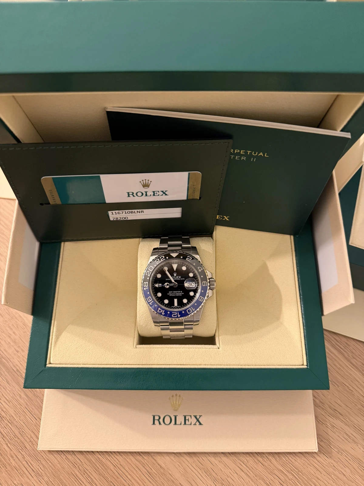 Rolex Gmt Master II 116710BLNR