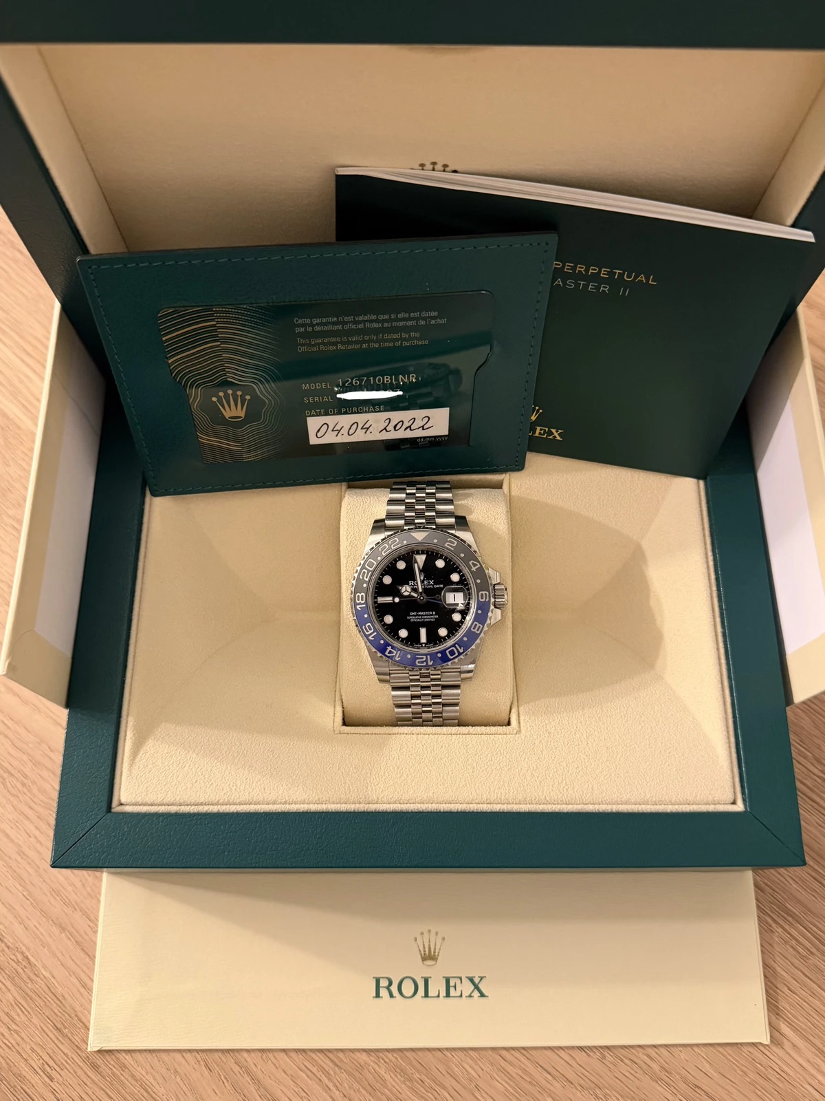 Rolex Gmt Master II 126710BLNR