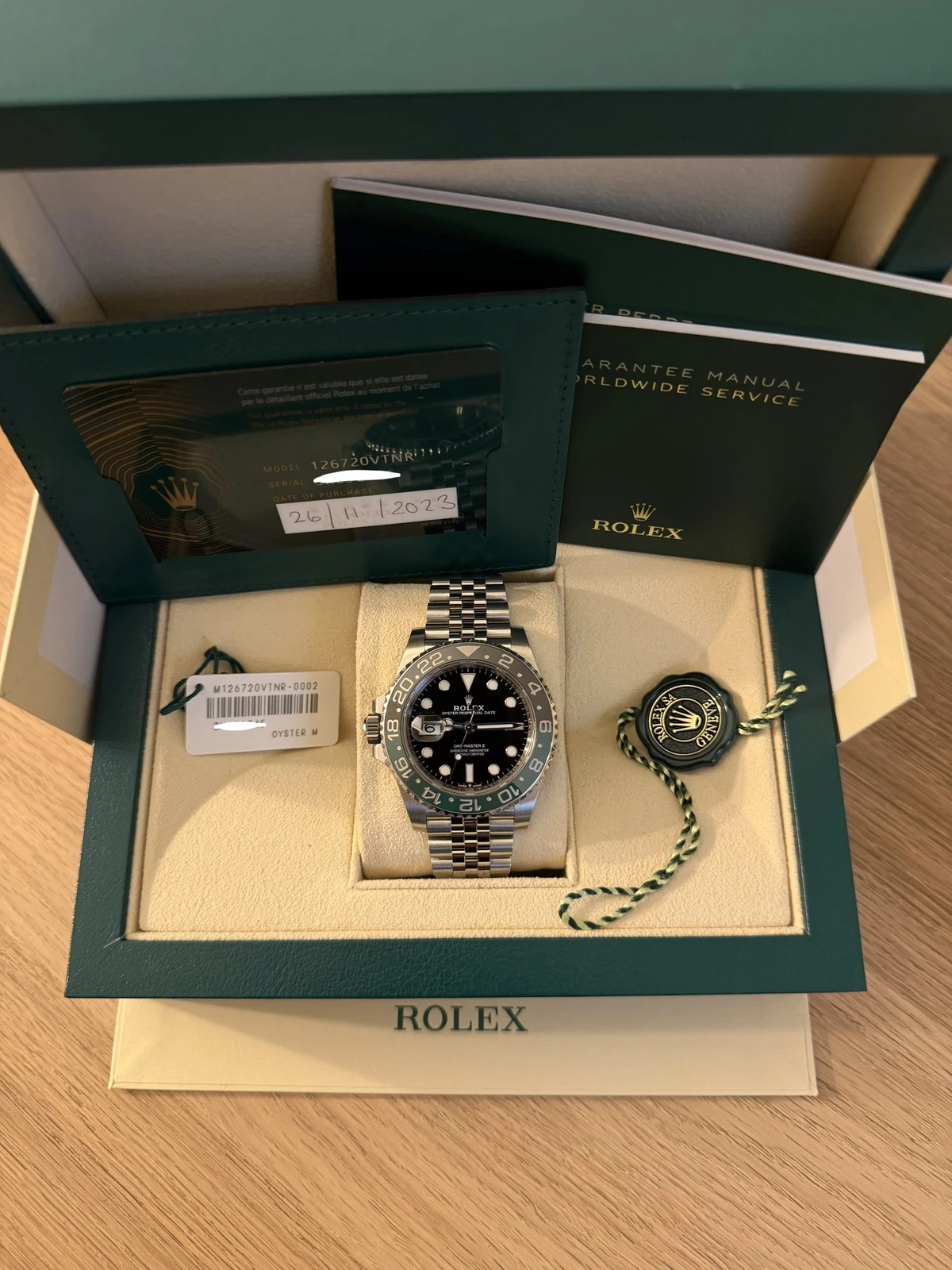 Rolex Gmt Master II 126720VTNR