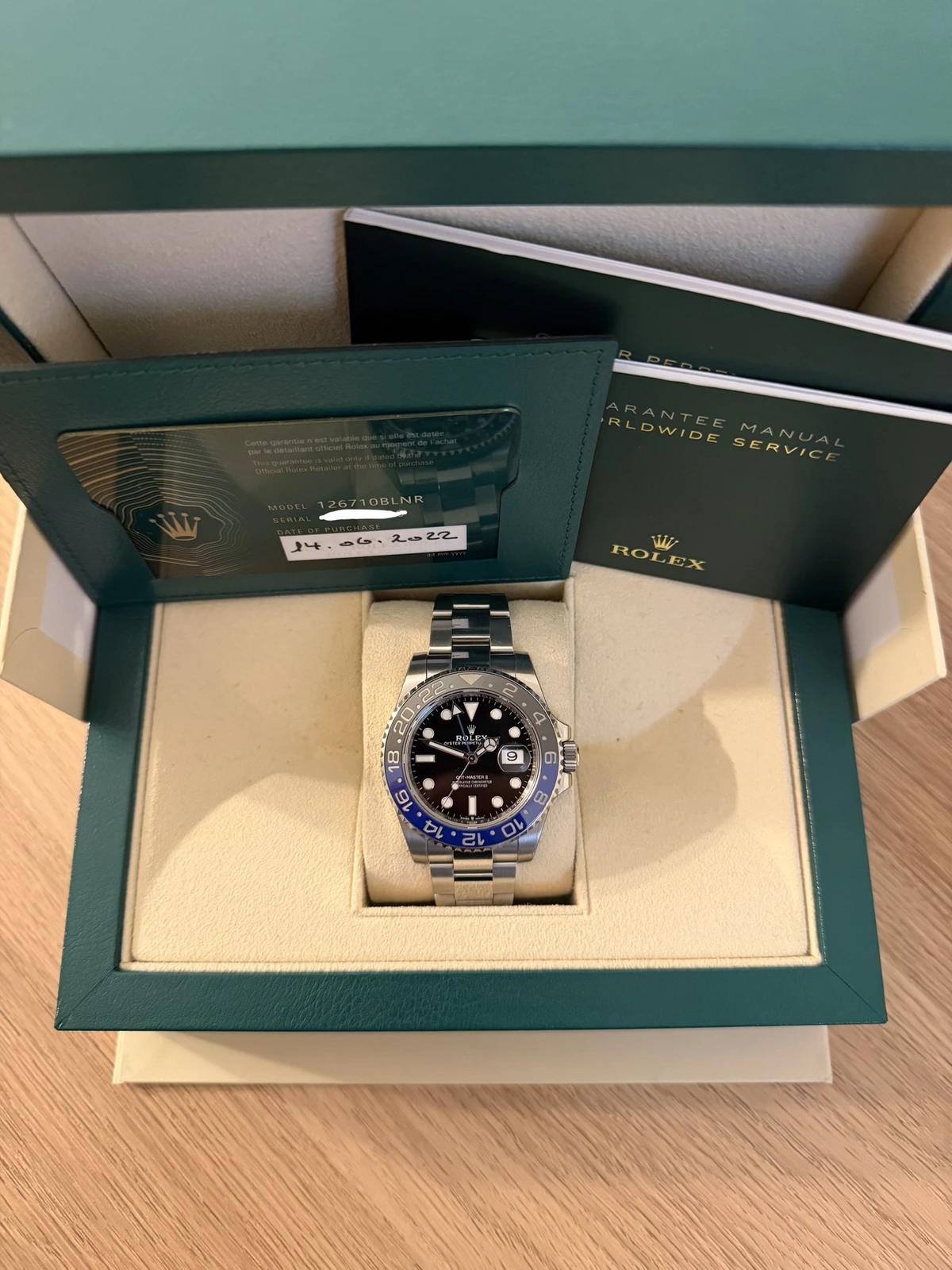 Rolex Gmt Master II 126710BLNR