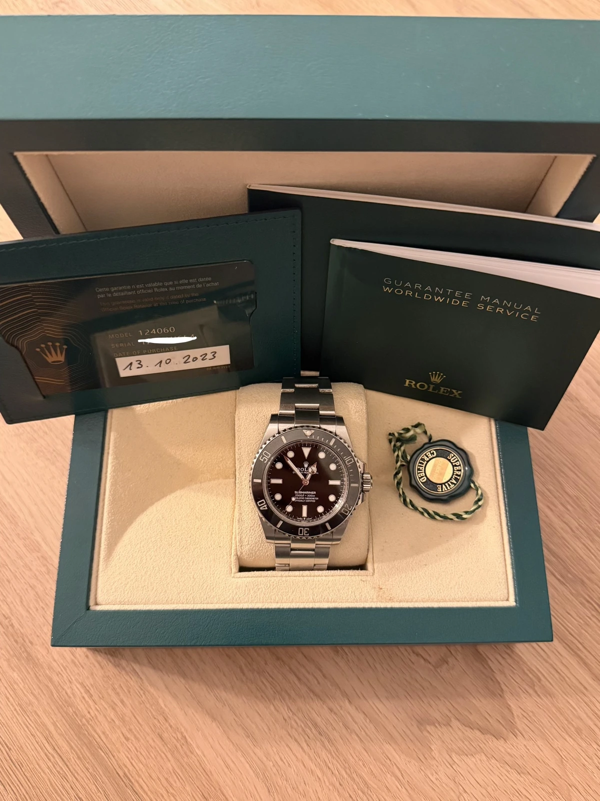 Rolex Submariner no date 124060