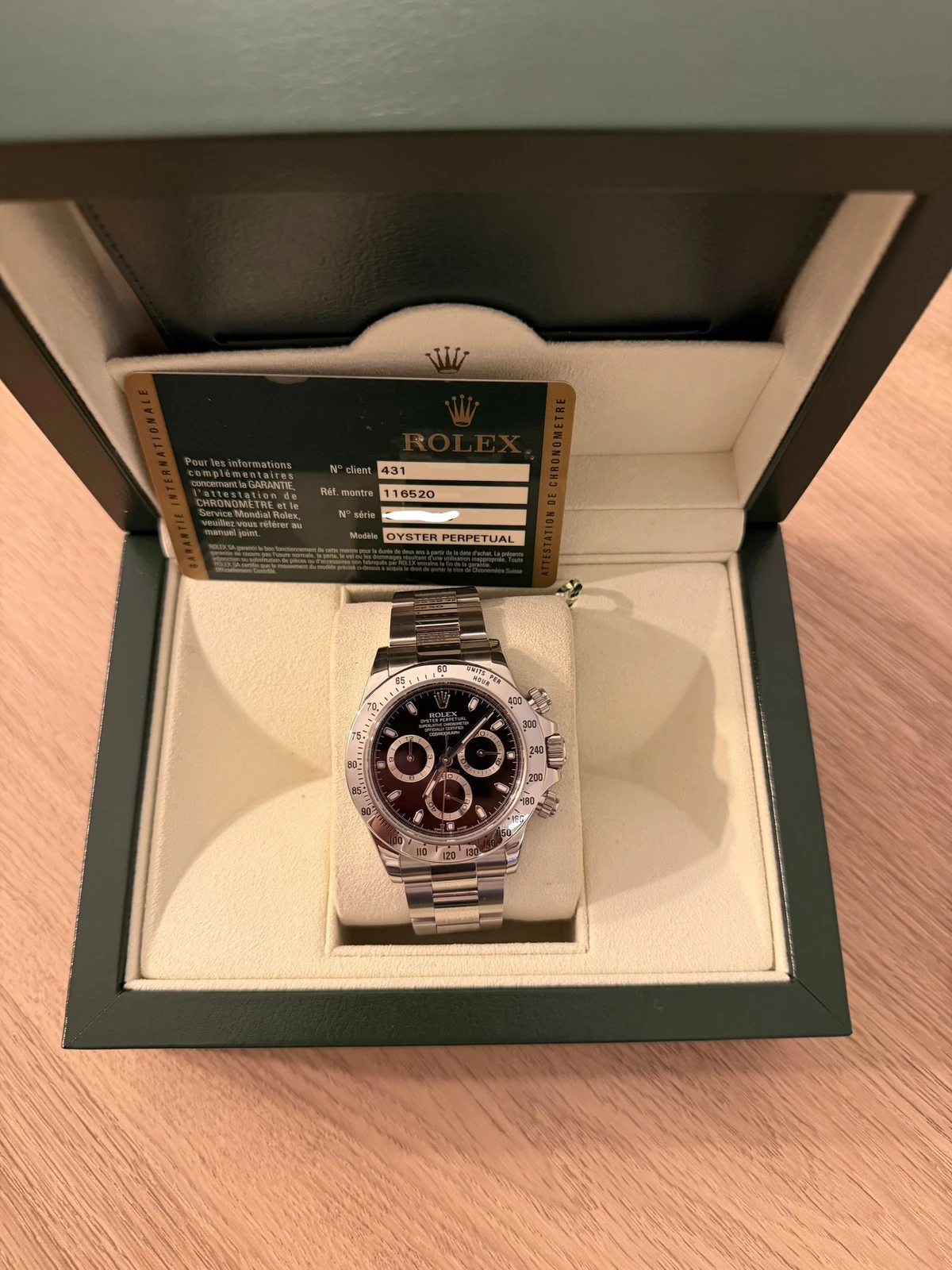 Rolex Daytona chromalight 116520