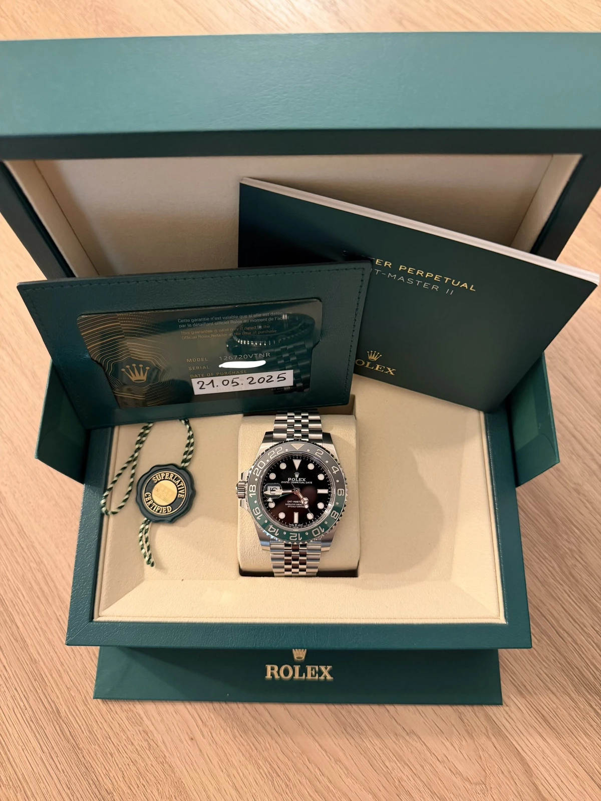 Rolex Gmt II “ sprite “ 126720VTNR