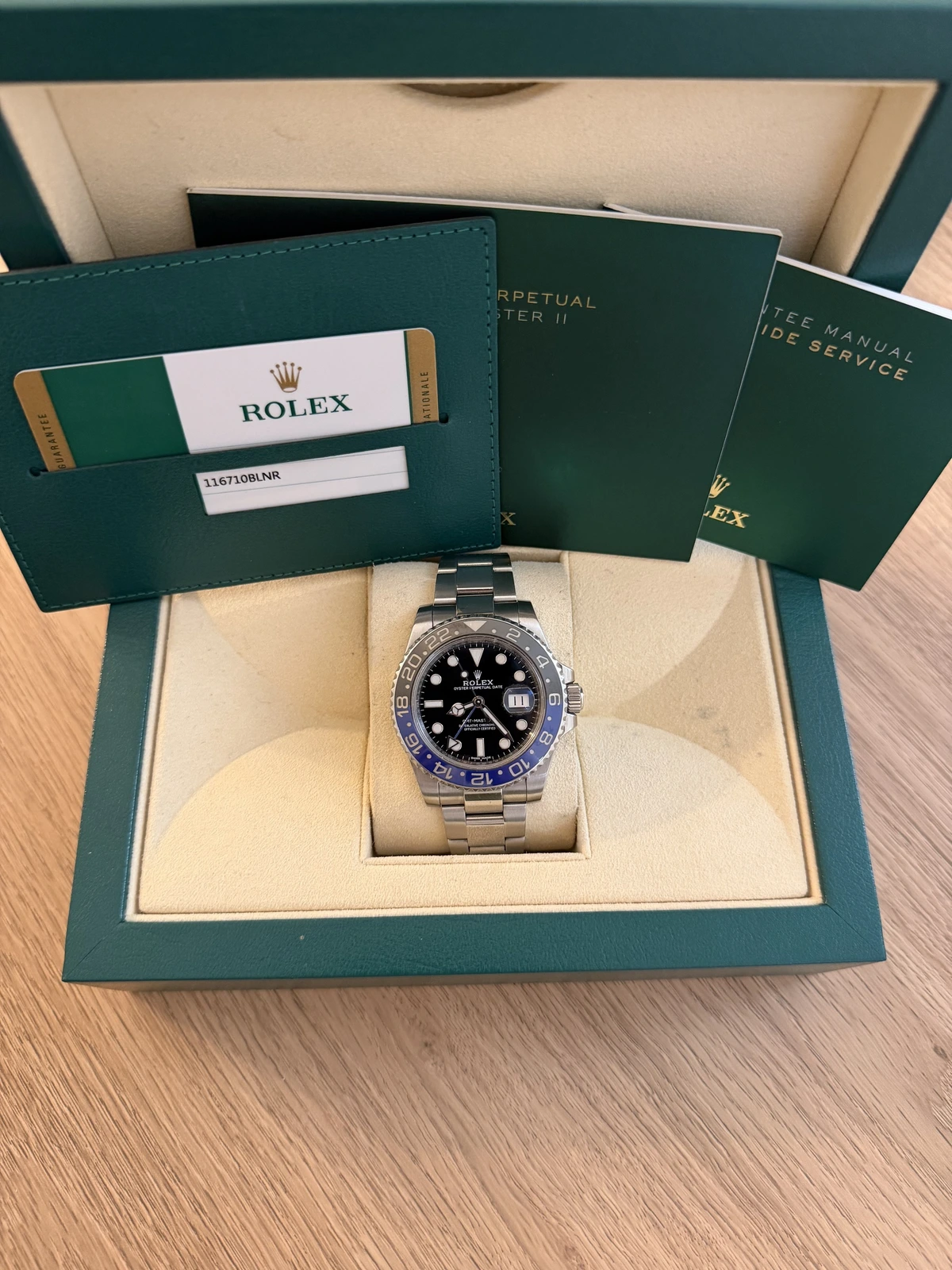 Rolex Gmt master II batman 116710BLNR