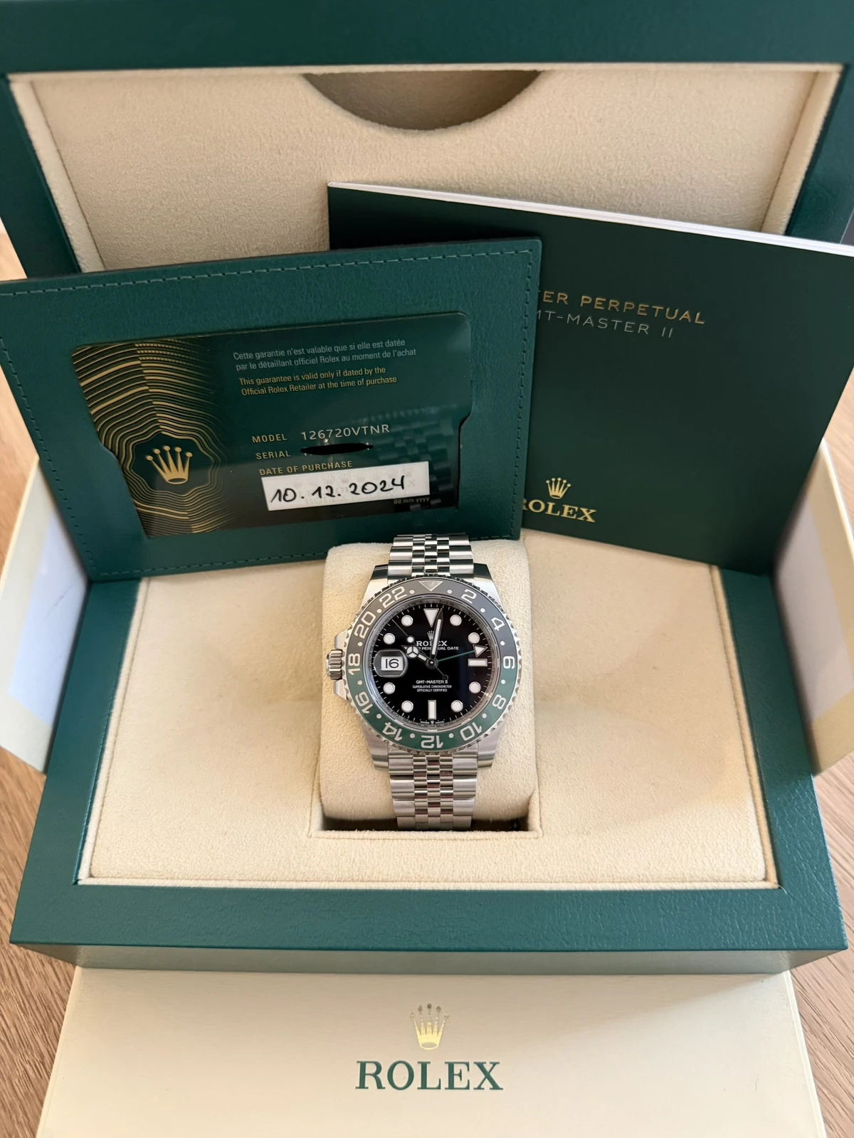 Rolex Gmt master II sprite 126720VTNR