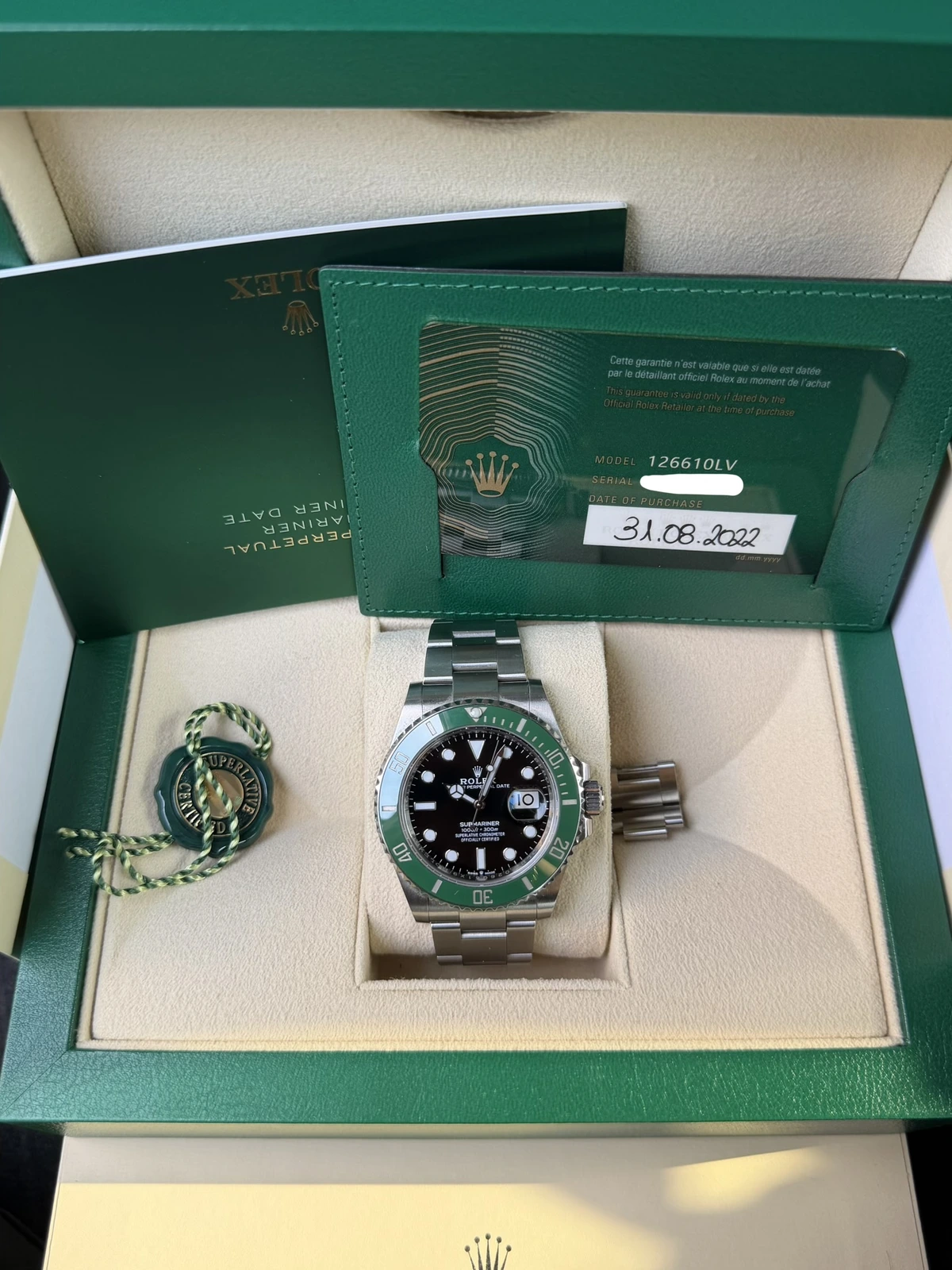 Rolex Submariner date “ Sturbucks “ 126610LV