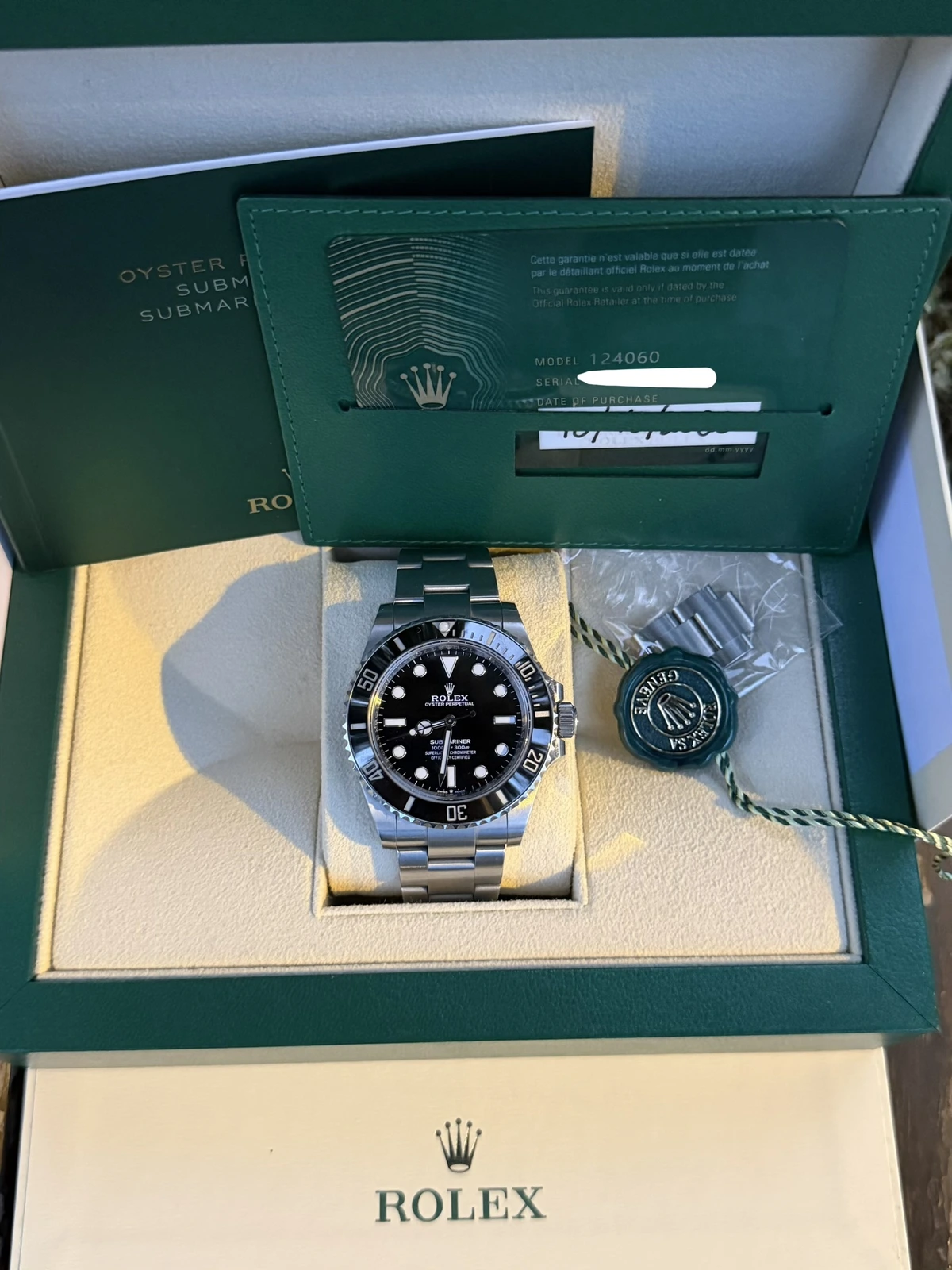Rolex Submariner no date 124060
