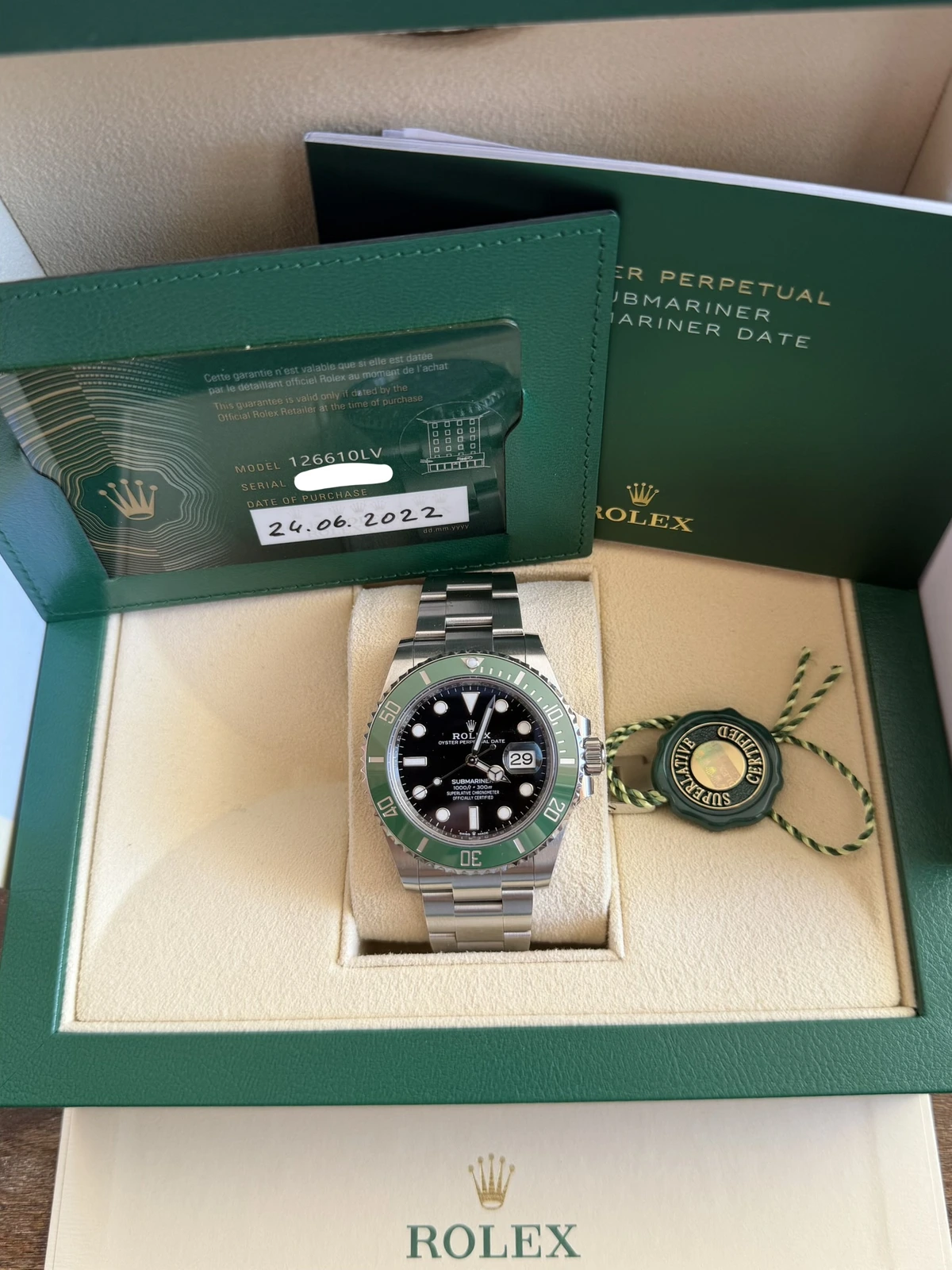 Rolex Submariner date “ Sturbucks “ 126610LV