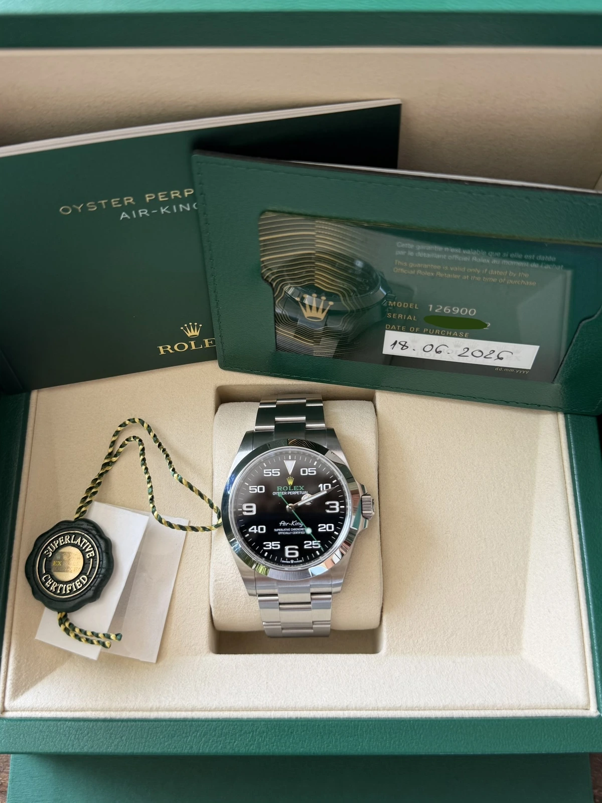 Rolex Airking 126900