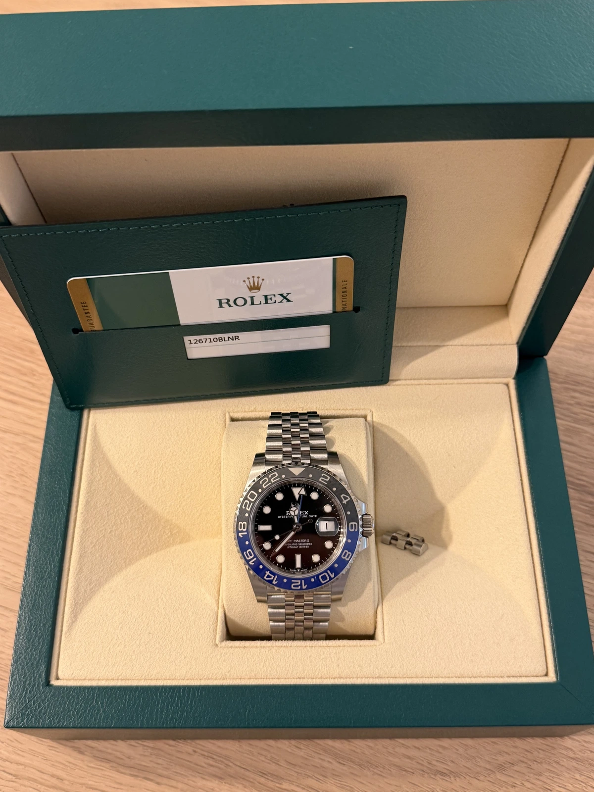 Rolex Gmt master II batgirl 126710BLNR