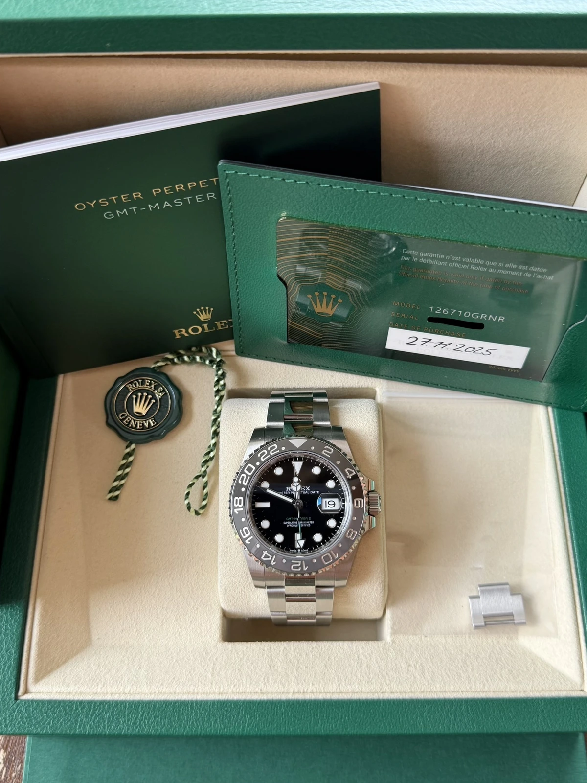 Rolex Gmt master II “ Bruce Wayne “
