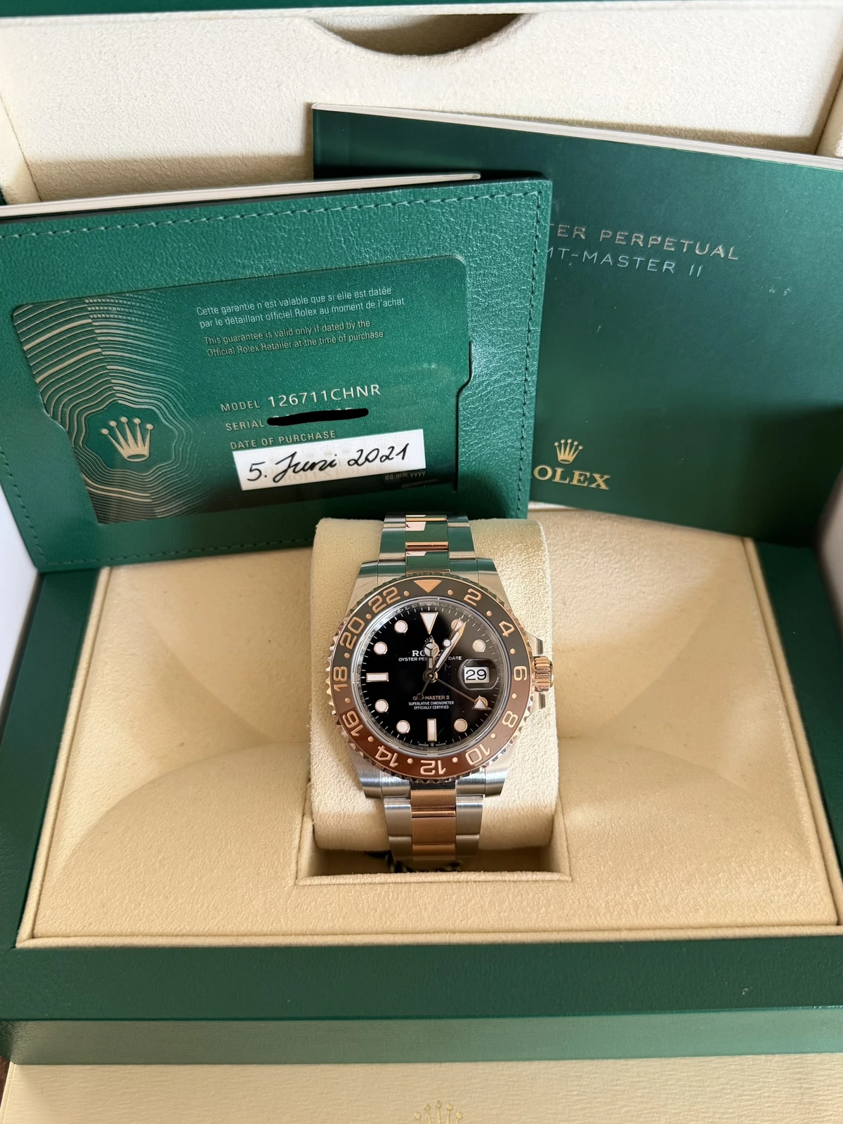 Rolex Gmt Master II Rootbeer