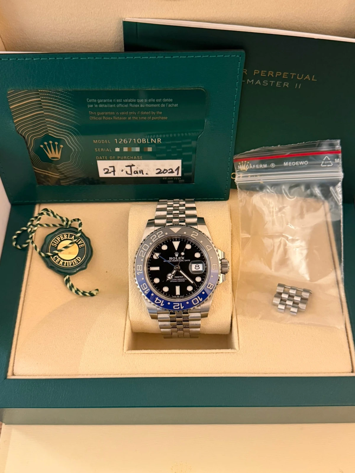 Rolex Gmt Master II Batgirl