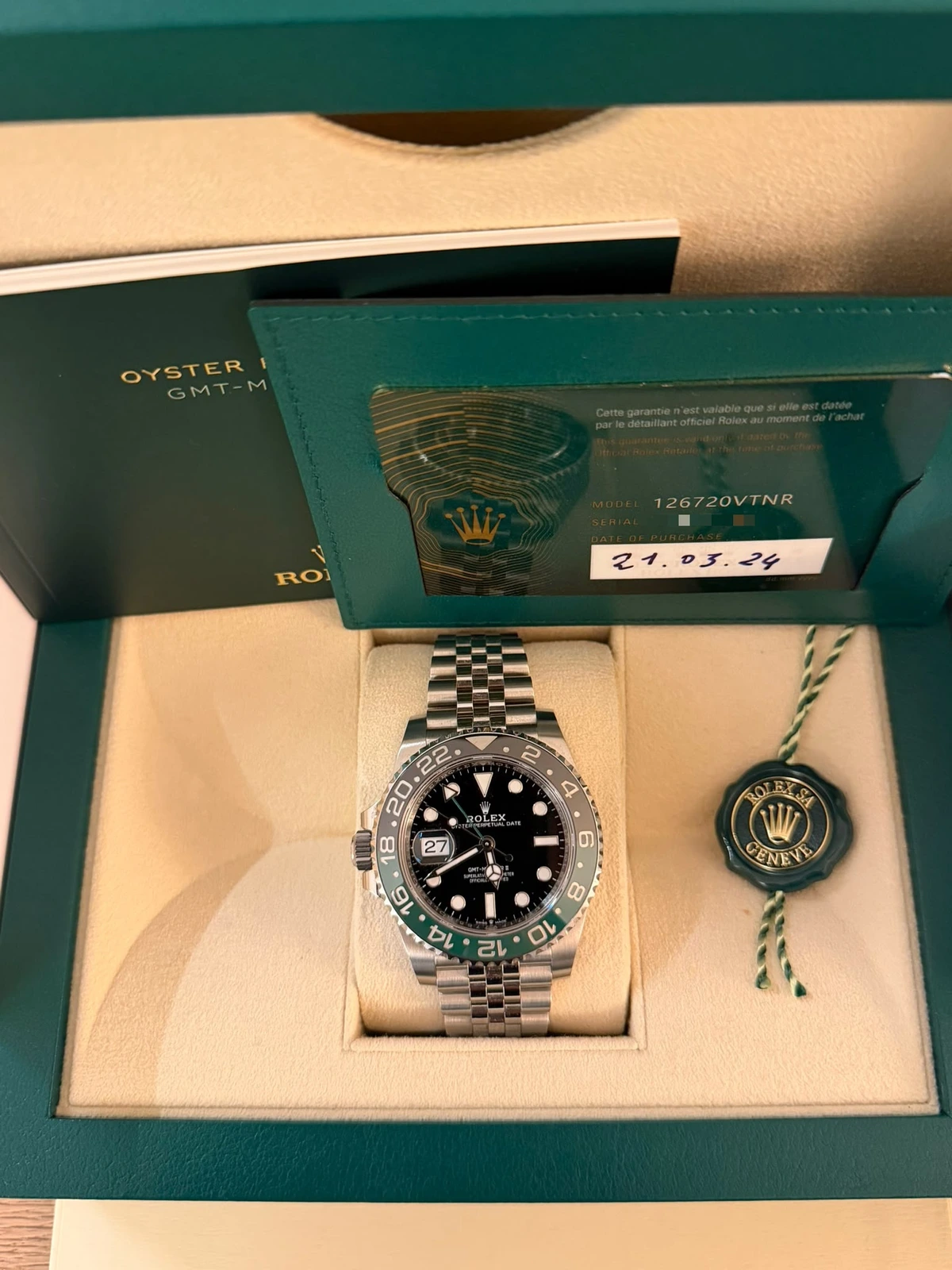 Rolex Gmt Master II Sprite