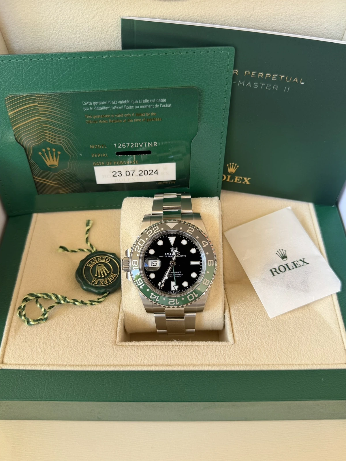 Rolex Gmt master II sprite